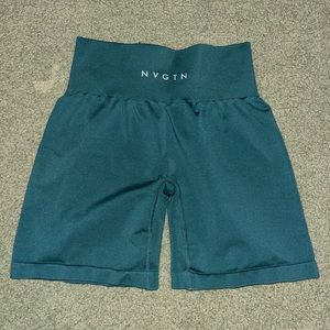 Teal NVGTN shorts